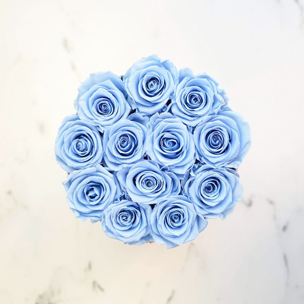 blue rose, rose box, rose box sydney, flower box, flower box sydney, everlasting roses, long lasting roses, preserved roses, preserved flowers, rose delivery sydney, infinity roses