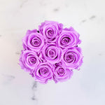 purple rose, rose box, rose box sydney, flower box, flower box sydney, everlasting roses, long lasting roses, preserved roses, preserved flowers, rose delivery sydney, infinity roses