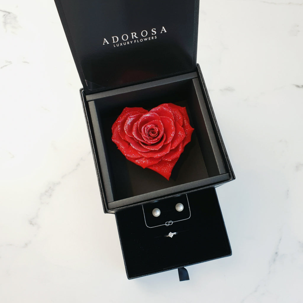 heart rose, rose box, heart rose box, long lasting rose, preserved roses, preserved flowers, sydney rose delivery, luxury rose sydney, rose box sydney, flower box sydney