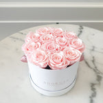 long lasting roses, metallic roses, pink roses, rose box delivery sydney, luxury rose box